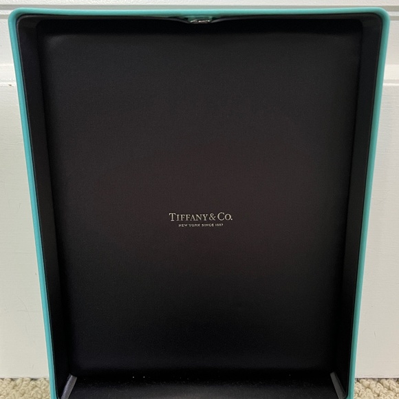 Tiffany & Co Blue Leather Necklace Jewelry Empty Display Presentation Case + Box - Picture 5 of 16